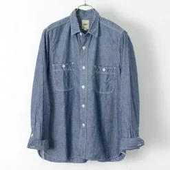 FOB FACTORY Shirts^/ F3378 Chambray Work Shirt