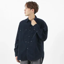 FOB FACTORY Shirts^/ F3482 CORDUROY BALL SHIRT