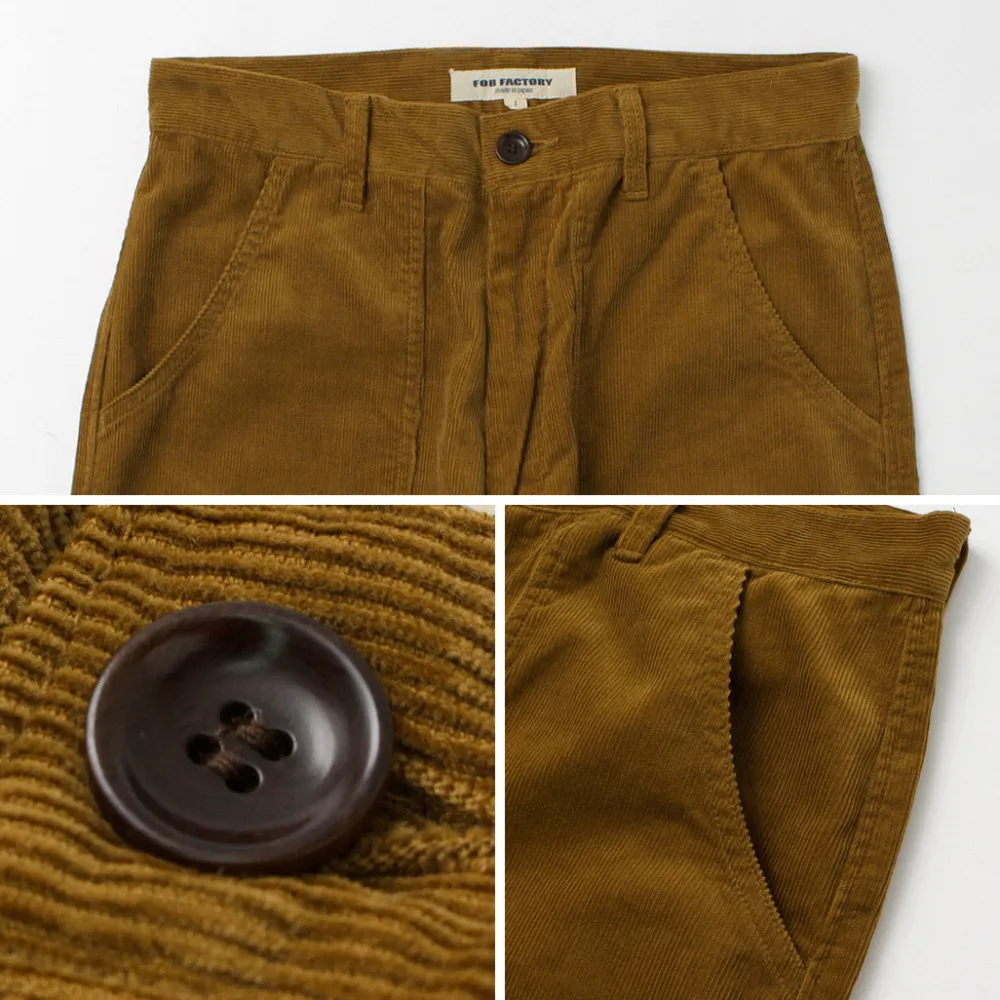 FOB FACTORY Work Pants & Chinos^/ F0523 Corduroy bush pants