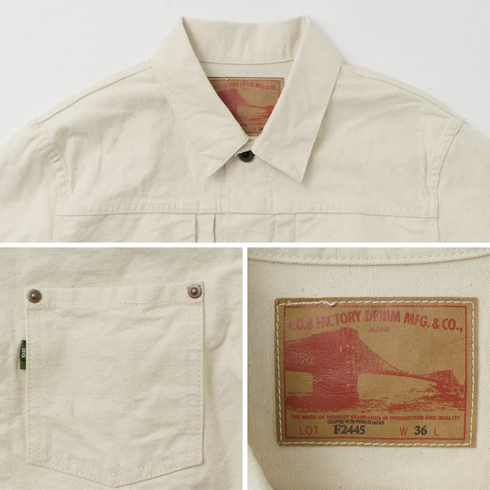 FOB FACTORY Jackets^/ F2445 Cotton duck jacket