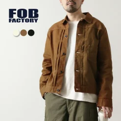 FOB FACTORY Jackets^/ F2445 Cotton duck jacket