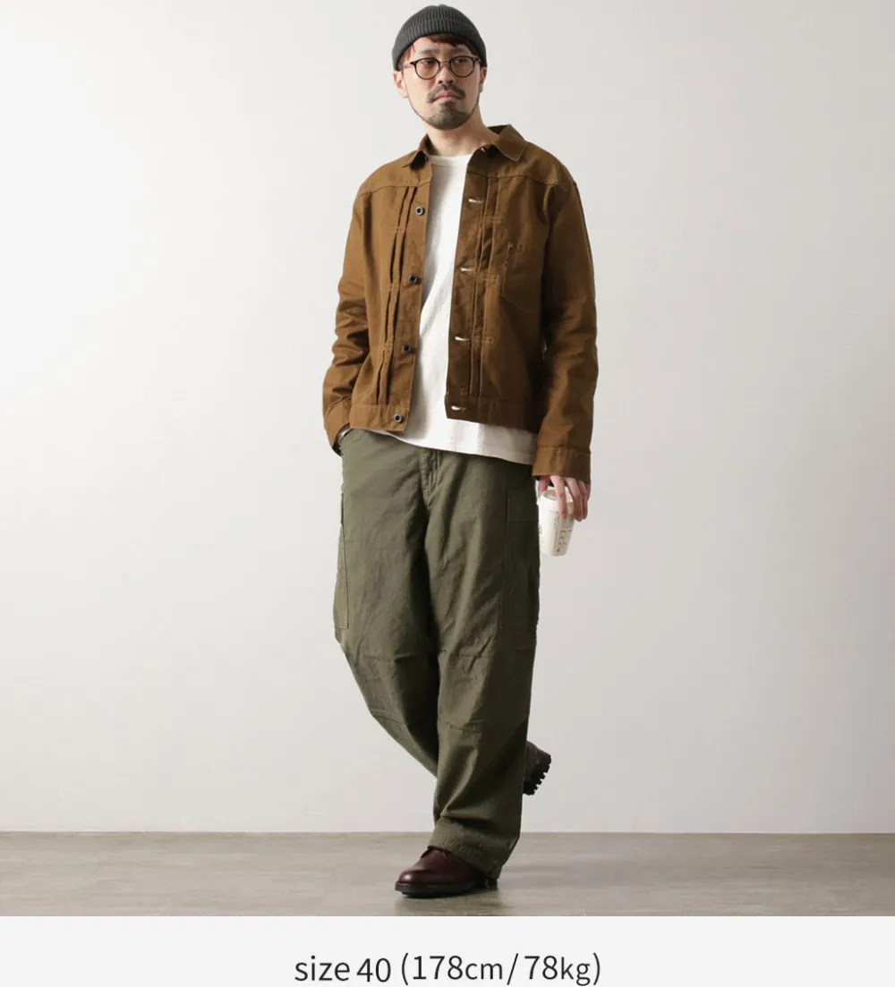 FOB FACTORY Jackets^/ F2445 Cotton duck jacket