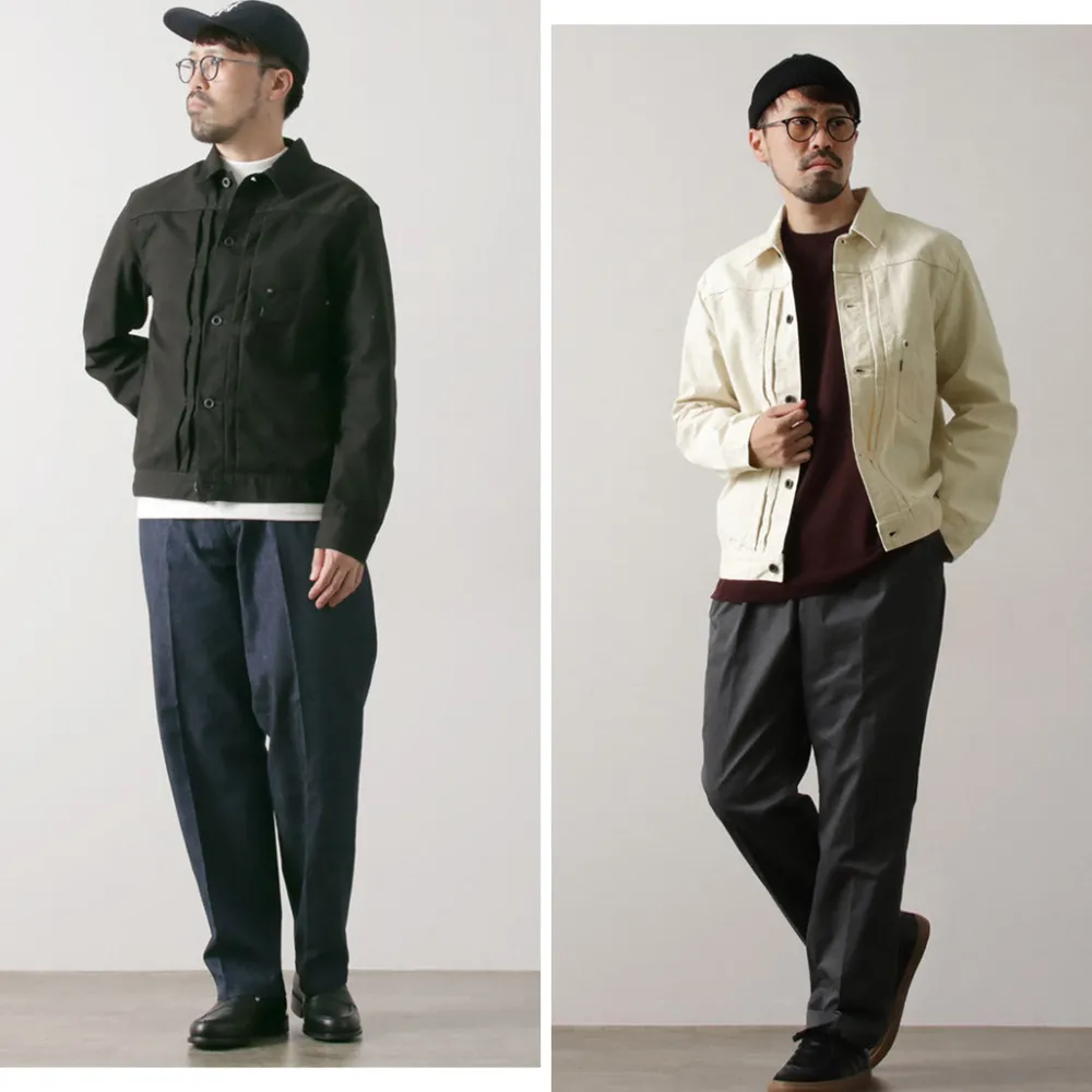 FOB FACTORY Jackets^/ F2445 Cotton duck jacket