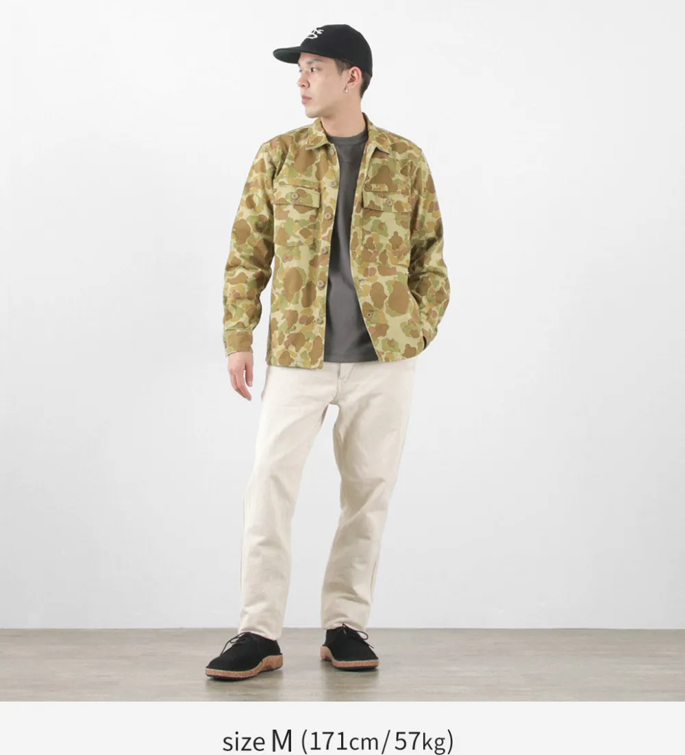 FOB FACTORY Work Pants & Chinos^/ F0516 Cotton hemp herringbone Trouser