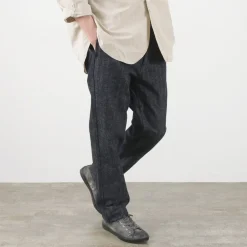 FOB FACTORY Work Pants & Chinos^/ F0516 Cotton hemp herringbone Trouser