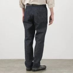 FOB FACTORY Work Pants & Chinos^/ F0516 Cotton hemp herringbone Trouser