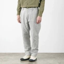 FOB FACTORY Work Pants & Chinos^/ F0513 Cotton Linen Double Wave Chambray Pants