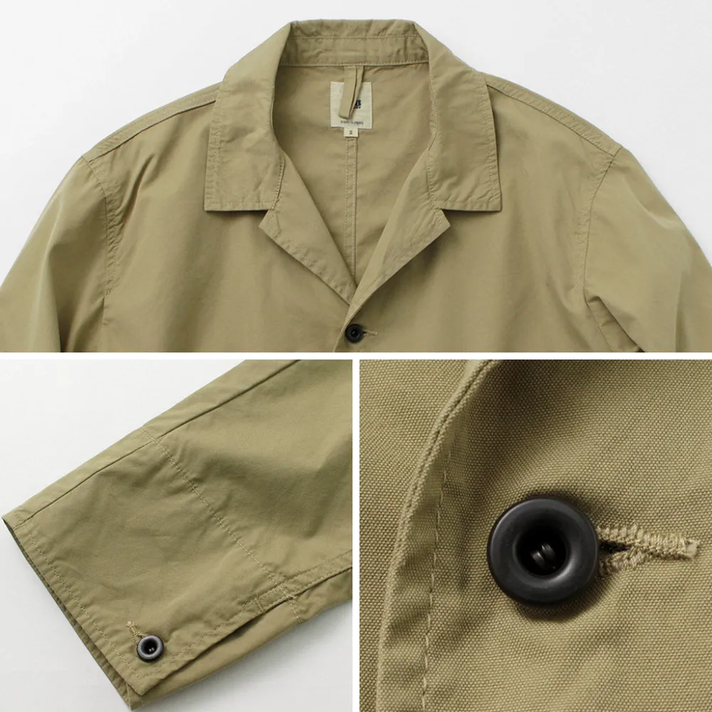 FOB FACTORY Jackets^/ F2439 Cotton nylon packable field jacket