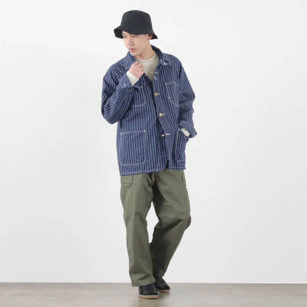 FOB FACTORY Jackets^/ F2410 Coverall wabash blue