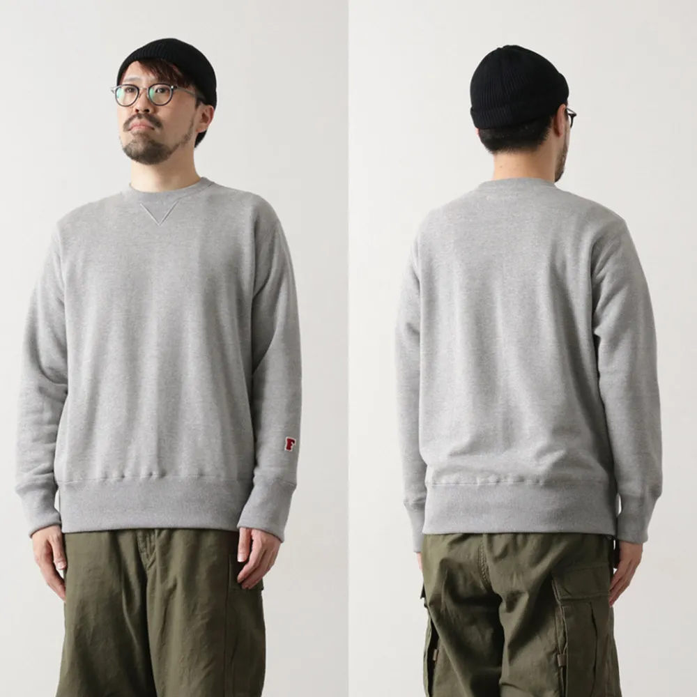 FOB FACTORY Sweatshirts^/ F7098 Crewneck Sweatshirt lightgrey