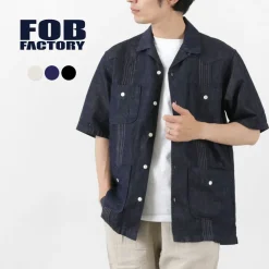 FOB FACTORY Shirts^/ F3491 Cuba shirt