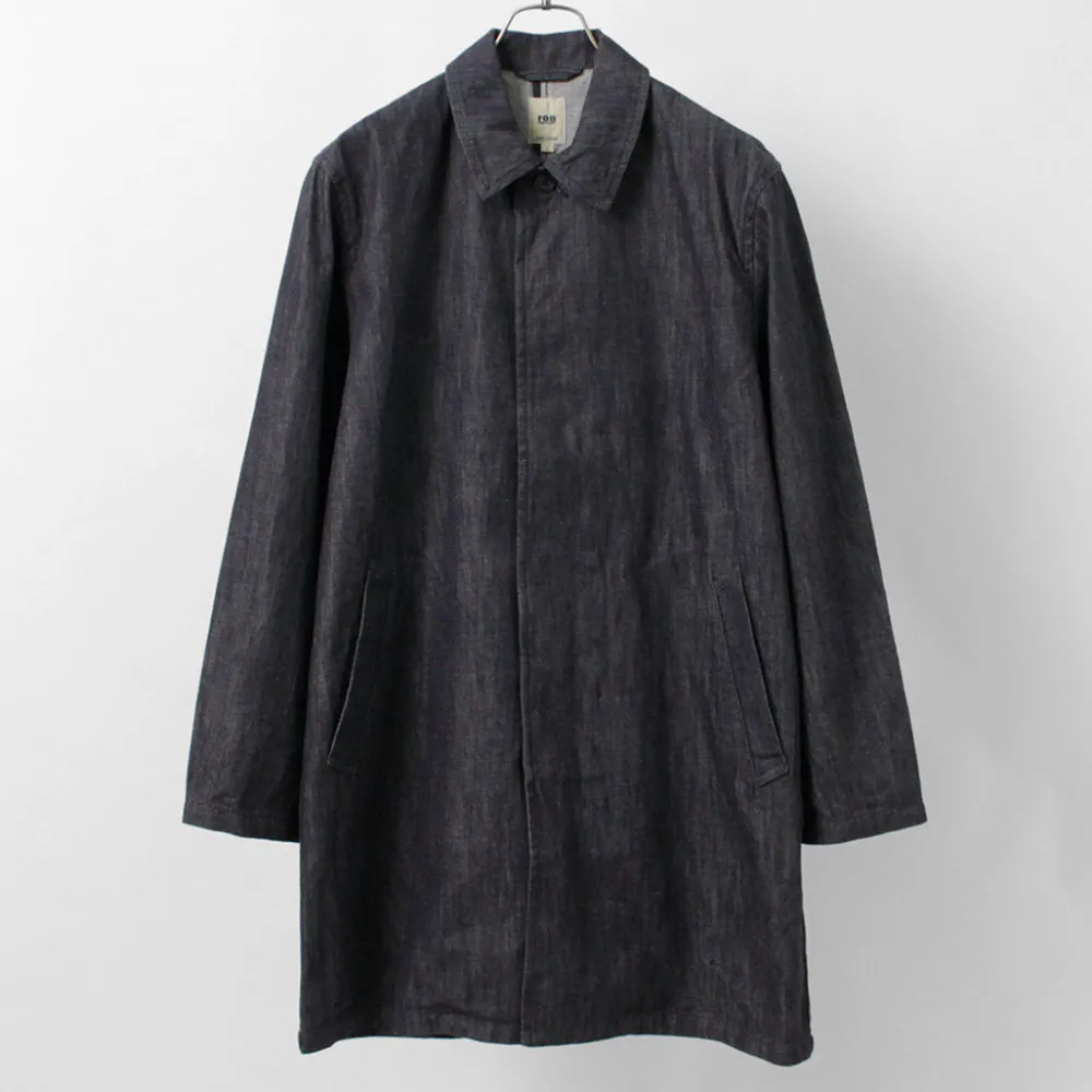 FOB FACTORY Coats^/ F2437 Denim bask coat one-wash