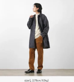 FOB FACTORY Coats^/ F2437 Denim bask coat one-wash