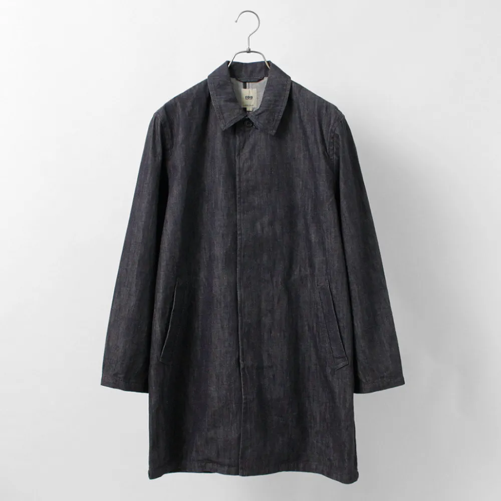FOB FACTORY Coats^/ F2437 Denim bask coat one-wash