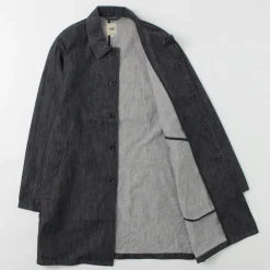 FOB FACTORY Coats^/ F2437 Denim bask coat one-wash
