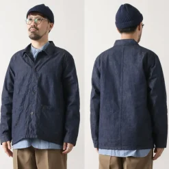 FOB FACTORY Jackets^/ F2447 Denim Coverall one-wash