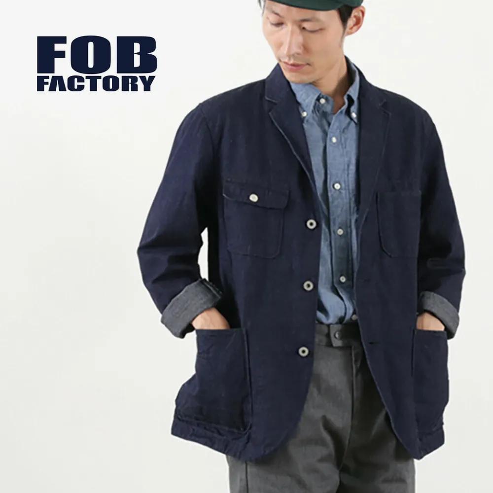 FOB FACTORY Jackets^/ F2434 Engineer denim