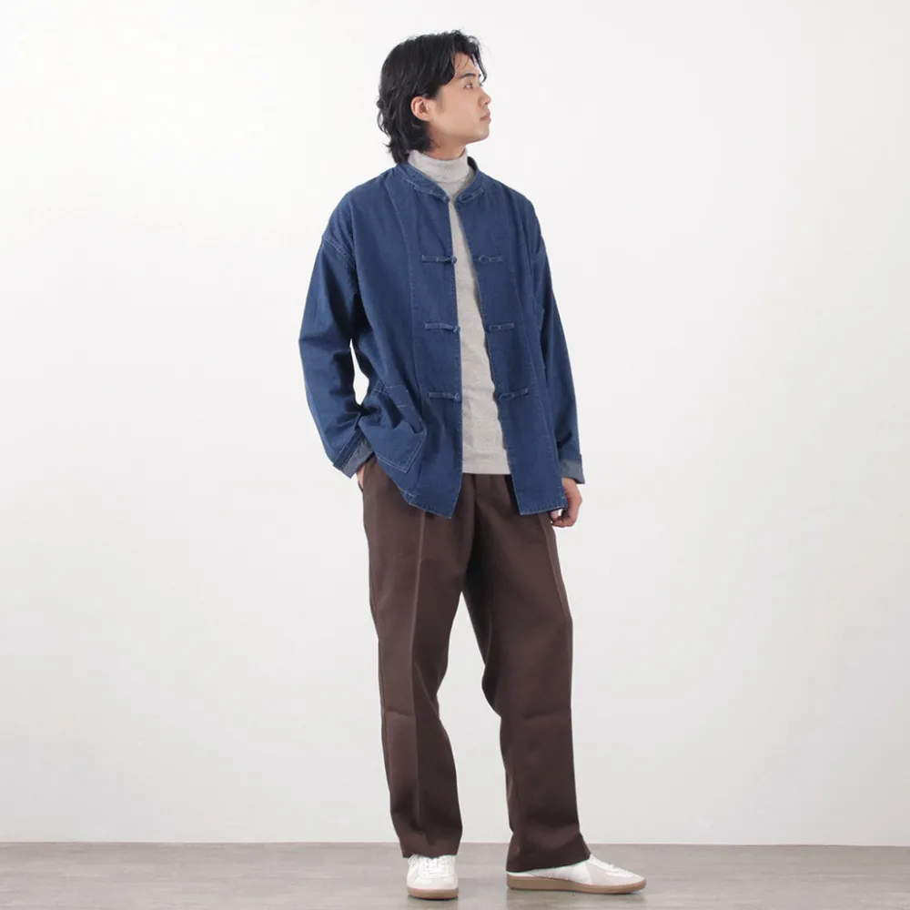 FOB FACTORY Jackets^/ F2435 kung fu jacket denim