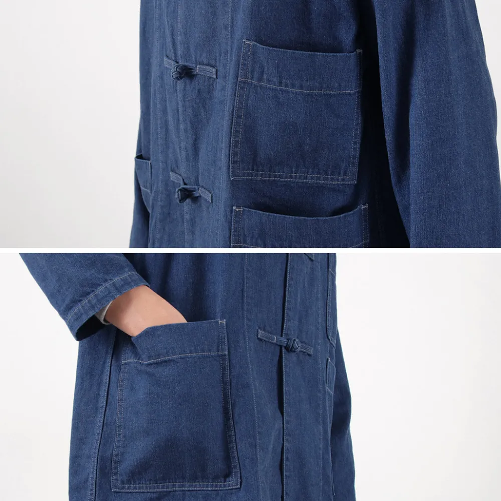 FOB FACTORY Jackets^/ F2435 kung fu jacket denim