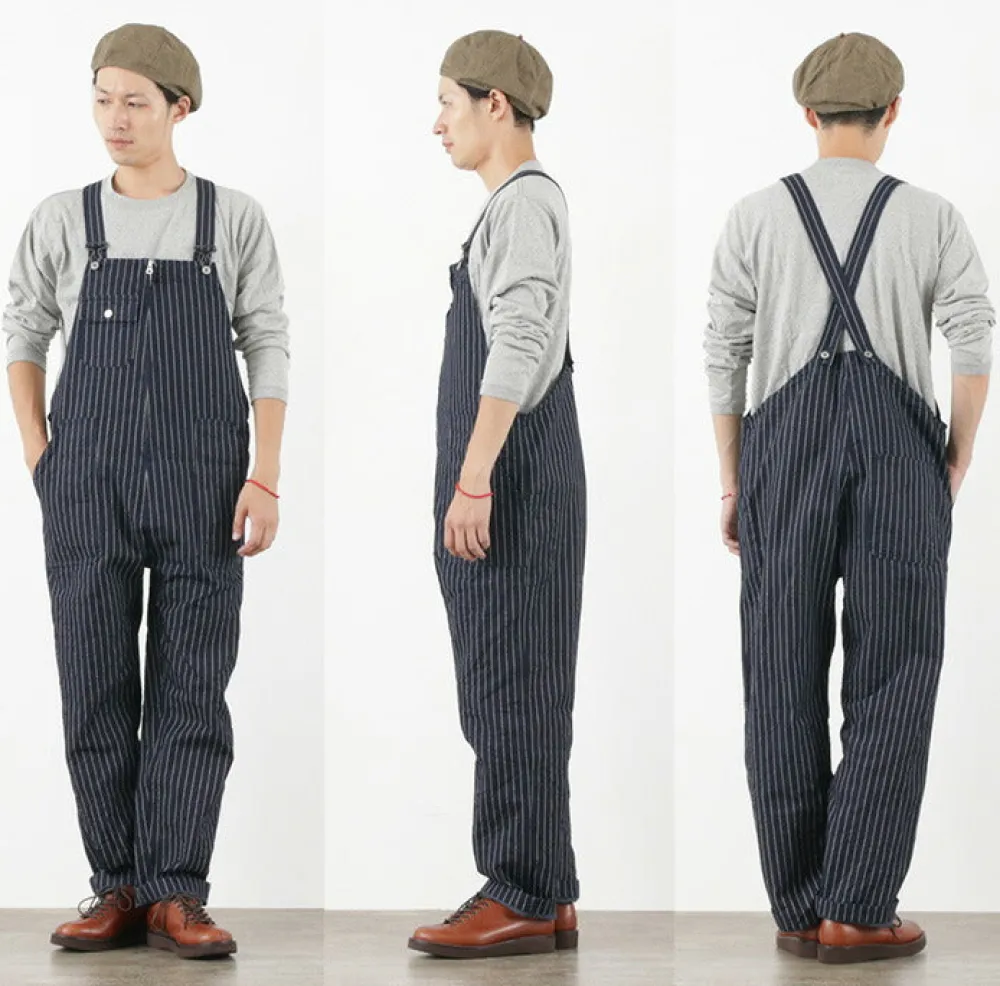 FOB FACTORY Trousers^/ F0479 Denim overalls wabash