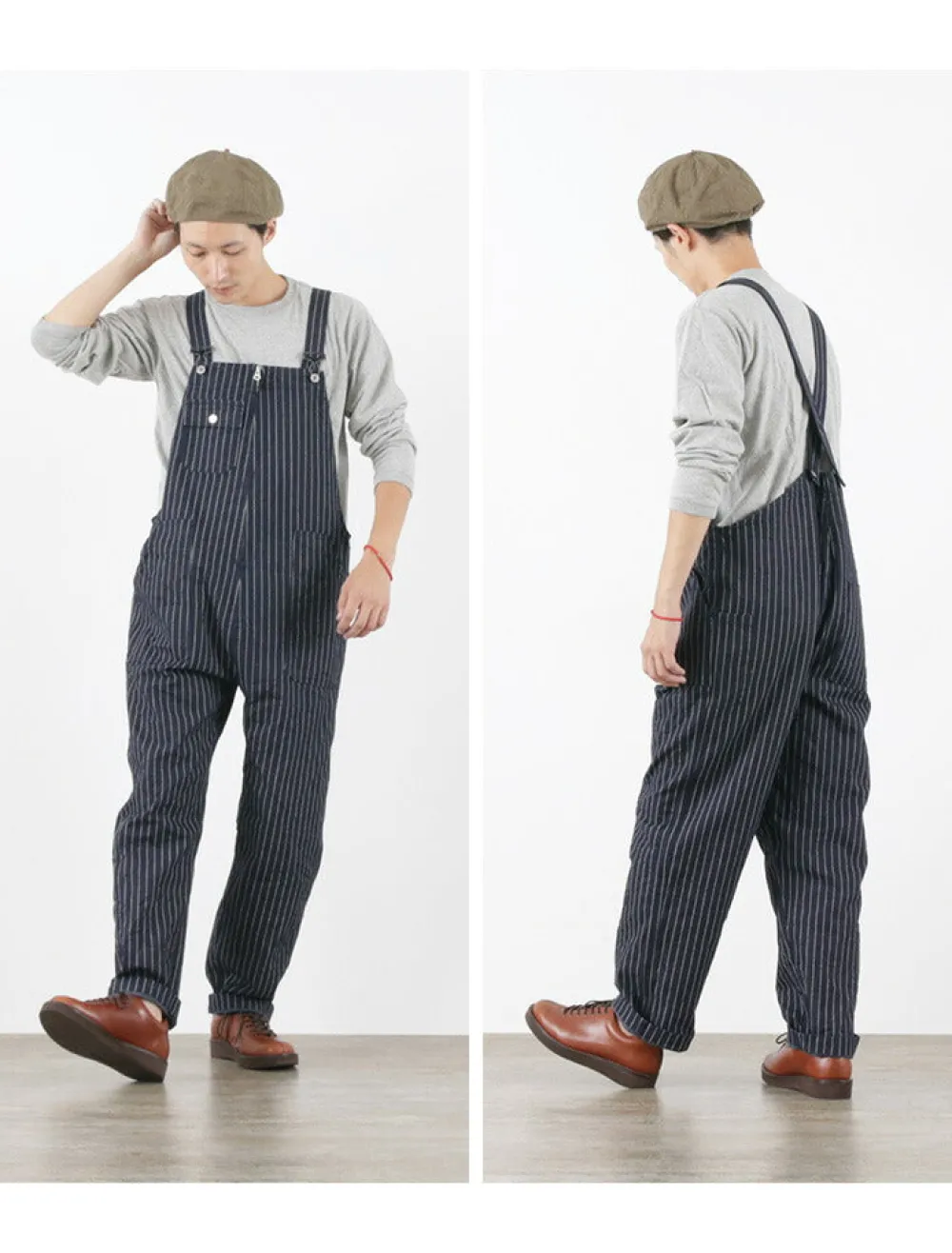 FOB FACTORY Trousers^/ F0479 Denim overalls wabash