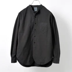 FOB FACTORY Shirts^/ F3464 Dye band collar shirt