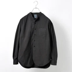 FOB FACTORY Shirts^/ F3464 Dye band collar shirt