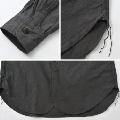 FOB FACTORY Shirts^/ F3464 Dye band collar shirt