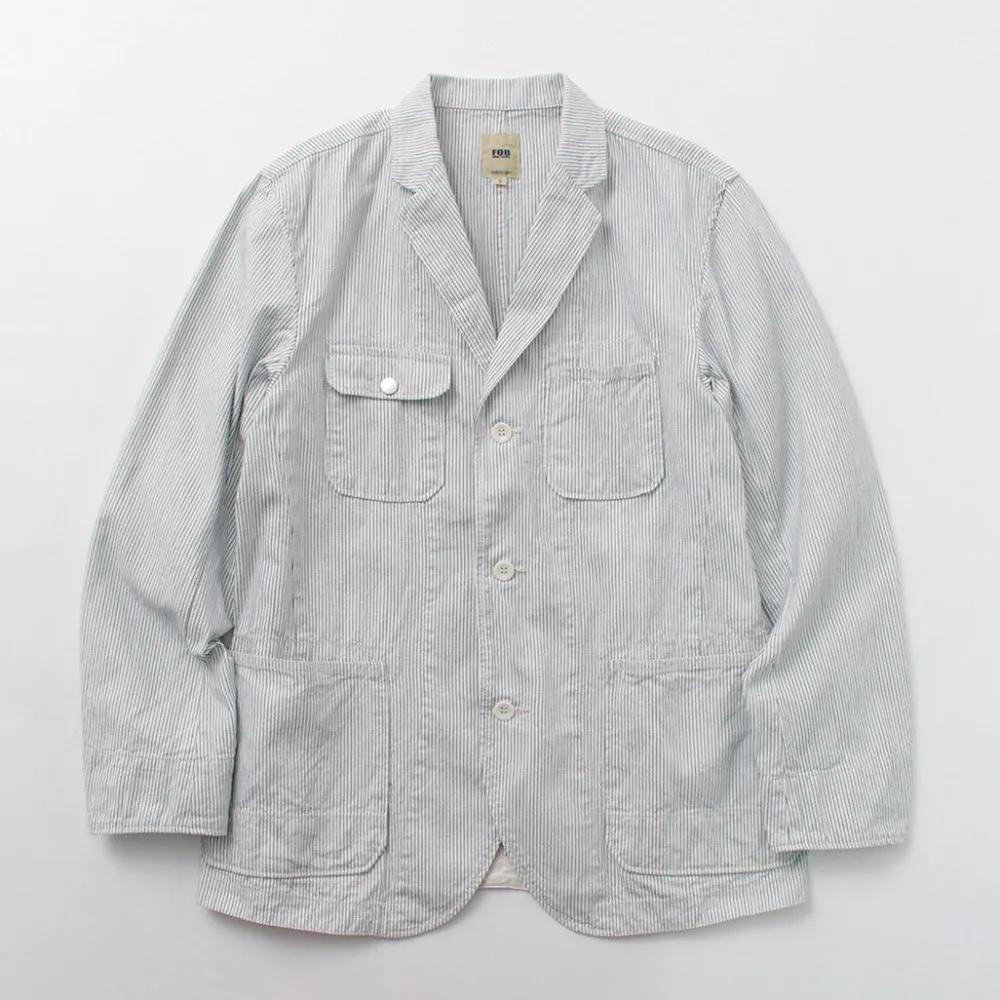 FOB FACTORY Jackets^/ F2440 Engineer Cord Lane Jacket white