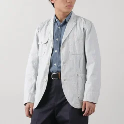 FOB FACTORY Jackets^/ F2440 Engineer Cord Lane Jacket white