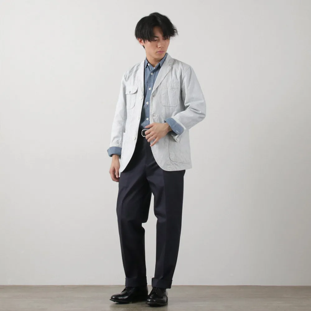 FOB FACTORY Jackets^/ F2440 Engineer Cord Lane Jacket white
