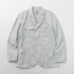 FOB FACTORY Jackets^/ F2440 Engineer Cord Lane Jacket white