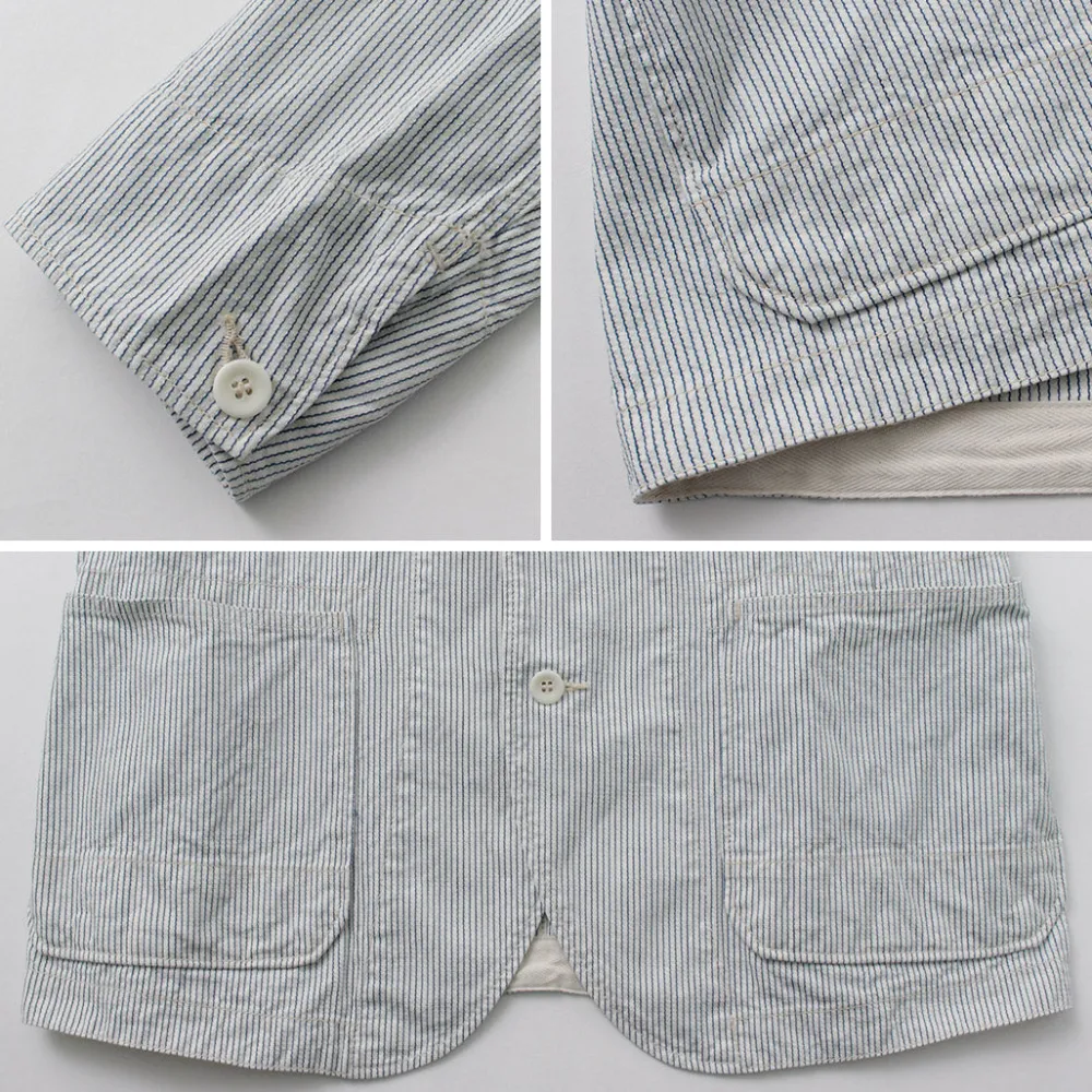 FOB FACTORY Jackets^/ F2440 Engineer Cord Lane Jacket white