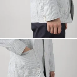 FOB FACTORY Jackets^/ F2440 Engineer Cord Lane Jacket white