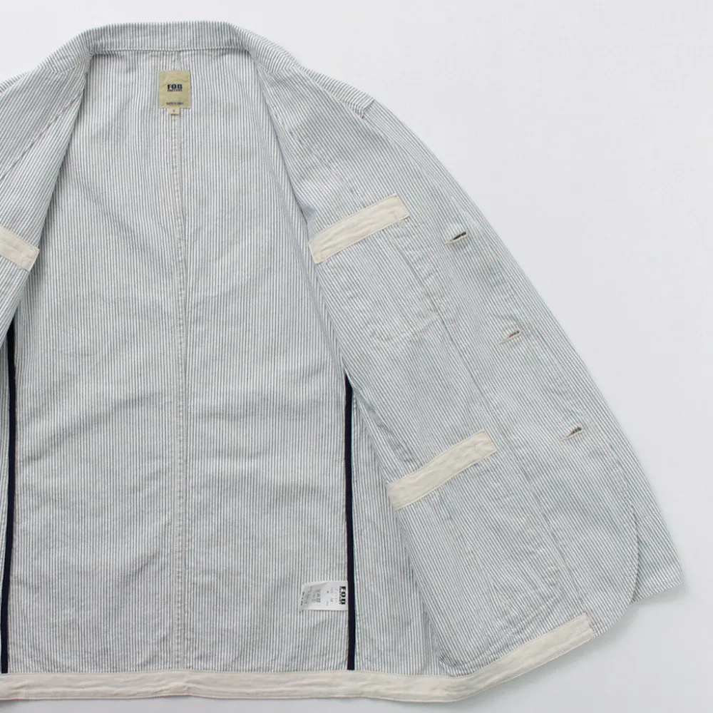 FOB FACTORY Jackets^/ F2440 Engineer Cord Lane Jacket white