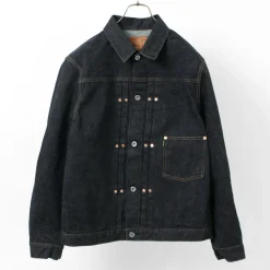 FOB FACTORY Jackets^/ F2432 F165 Selvage 14.75oz garage denim one-wash