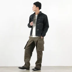 FOB FACTORY Jackets^/ F2432 F165 Selvage 14.75oz garage denim one-wash