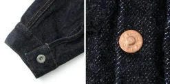 FOB FACTORY Jackets^/ F2432 F165 Selvage 14.75oz garage denim one-wash
