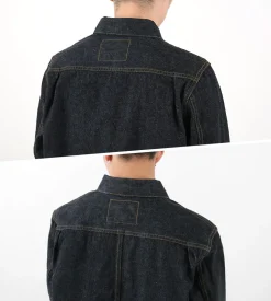 FOB FACTORY Jackets^/ F2432 F165 Selvage 14.75oz garage denim one-wash
