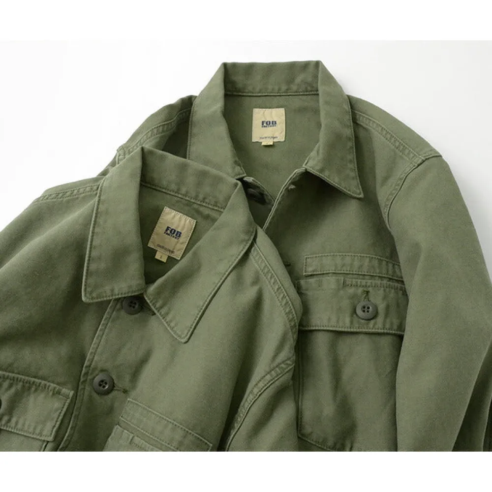 FOB FACTORY Jackets^/ F2362 Fatigue jacket olive