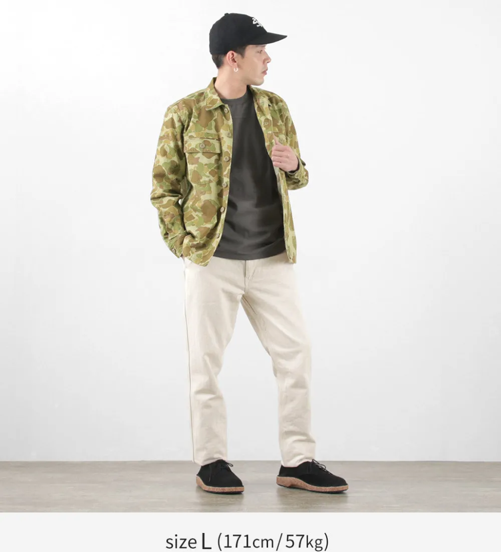 FOB FACTORY Jackets^/ F2362 Fatigue shirt jacket camo