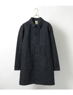 FOB FACTORY Coats^/ F2408 French Denim Coat / Wovash wabash