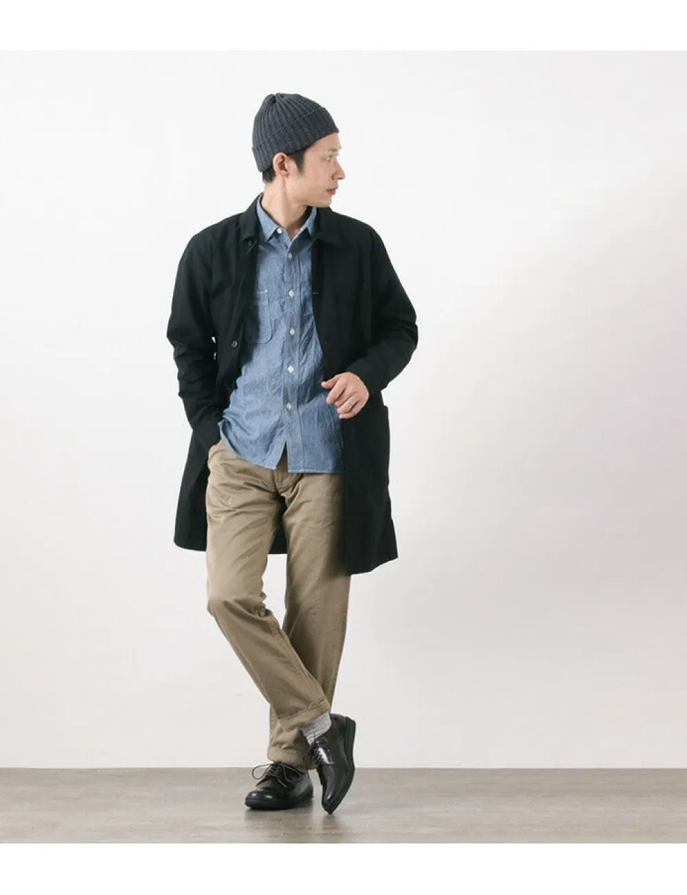 FOB FACTORY Coats^/ F2395 French shirtcoat