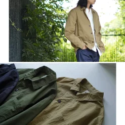 FOB FACTORY Jackets^/ F2394 French shirt jacket