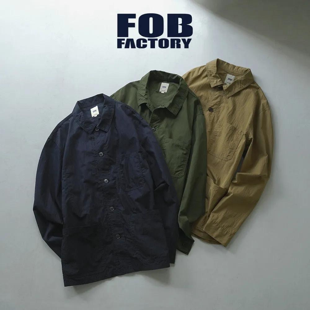 FOB FACTORY Jackets^/ F2394 French shirt jacket