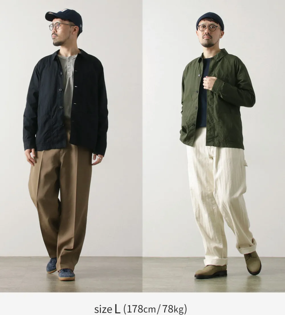 FOB FACTORY Jackets^/ F2394 French shirt jacket