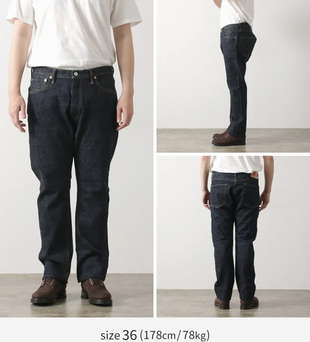 FOB FACTORY Jeans^/ F147 G3 Selvage 5P Pants denim