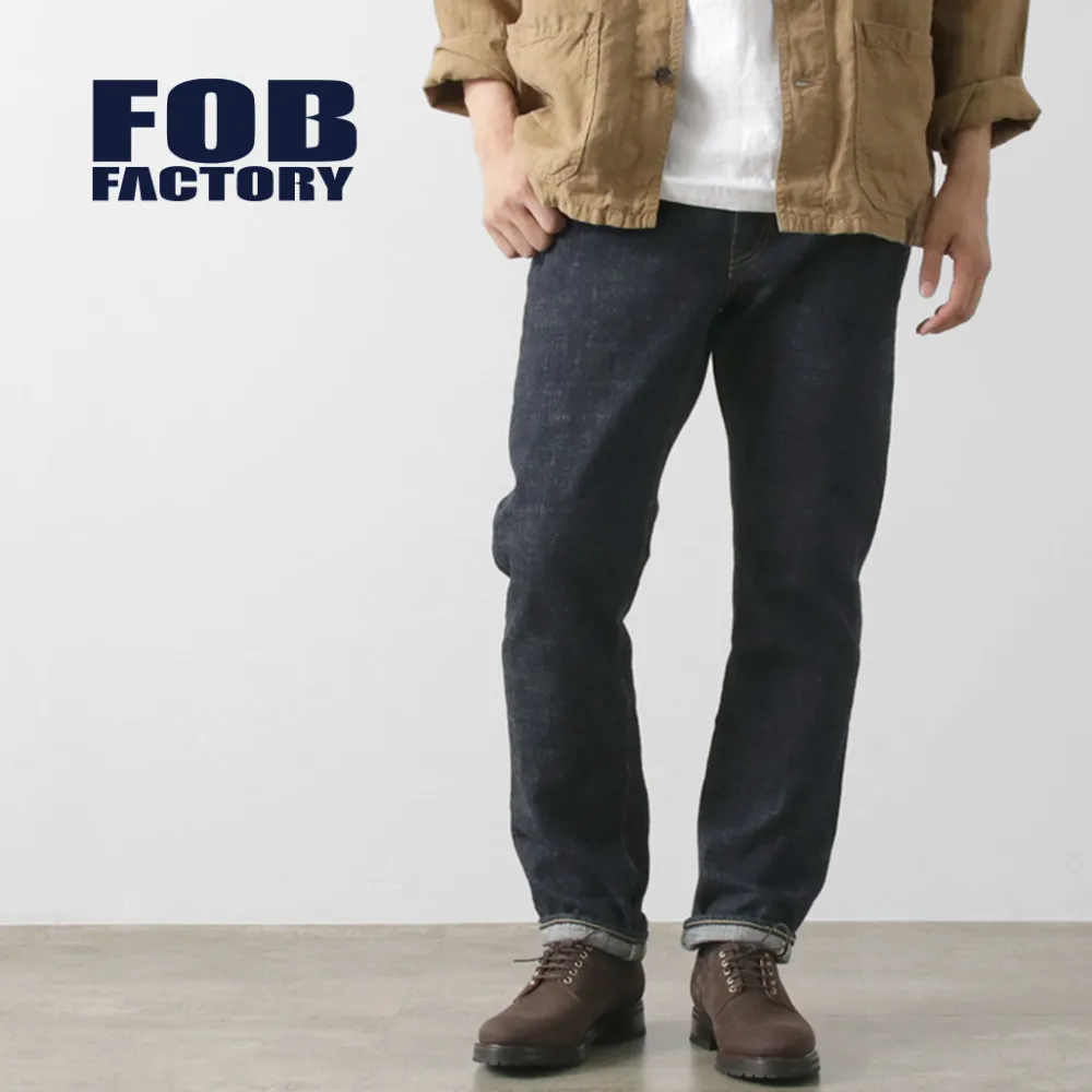 FOB FACTORY Jeans^/ F147 G3 Selvage 5P Pants denim