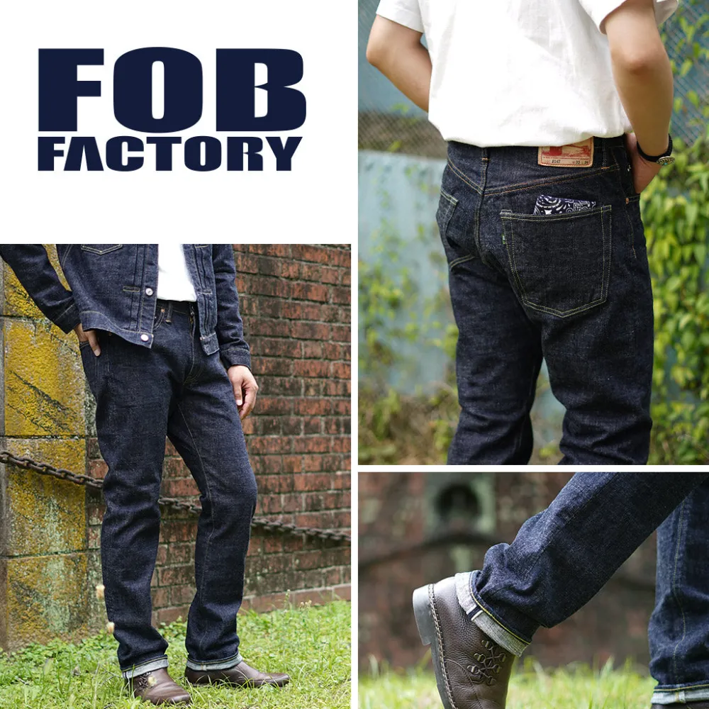 FOB FACTORY Jeans^/ F147 G3 Selvage 5P Pants denim