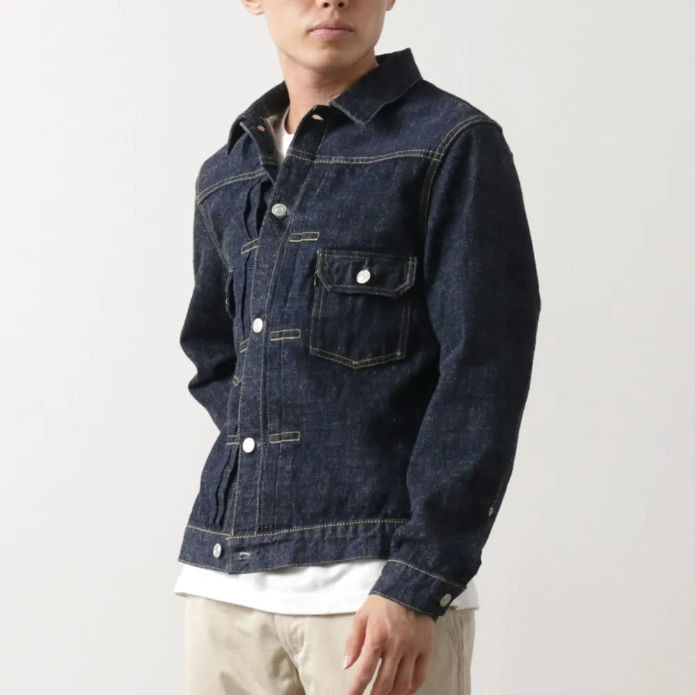 FOB FACTORY Jackets^/ F2378 G3 selvage denim 2ND jacket one-wash